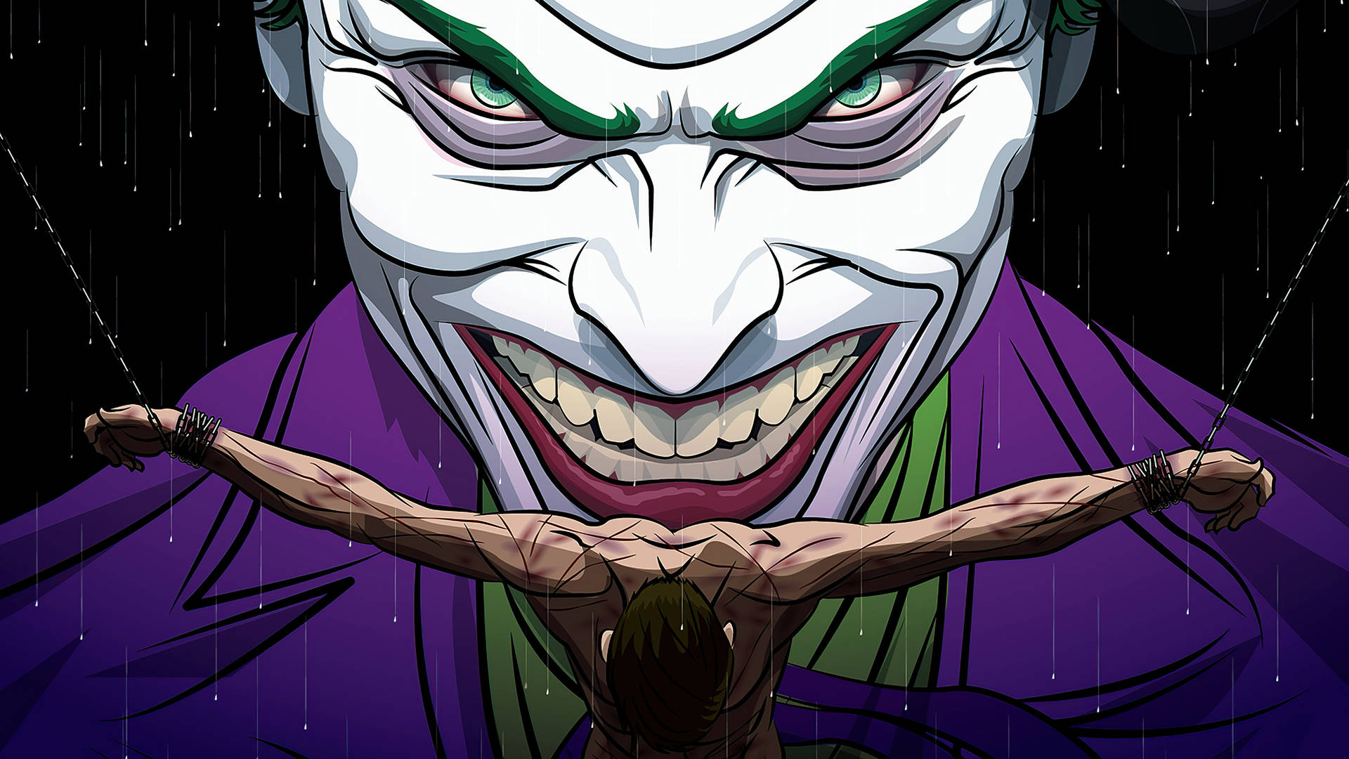 Black Ultra Hd Joker With Tortured Robin