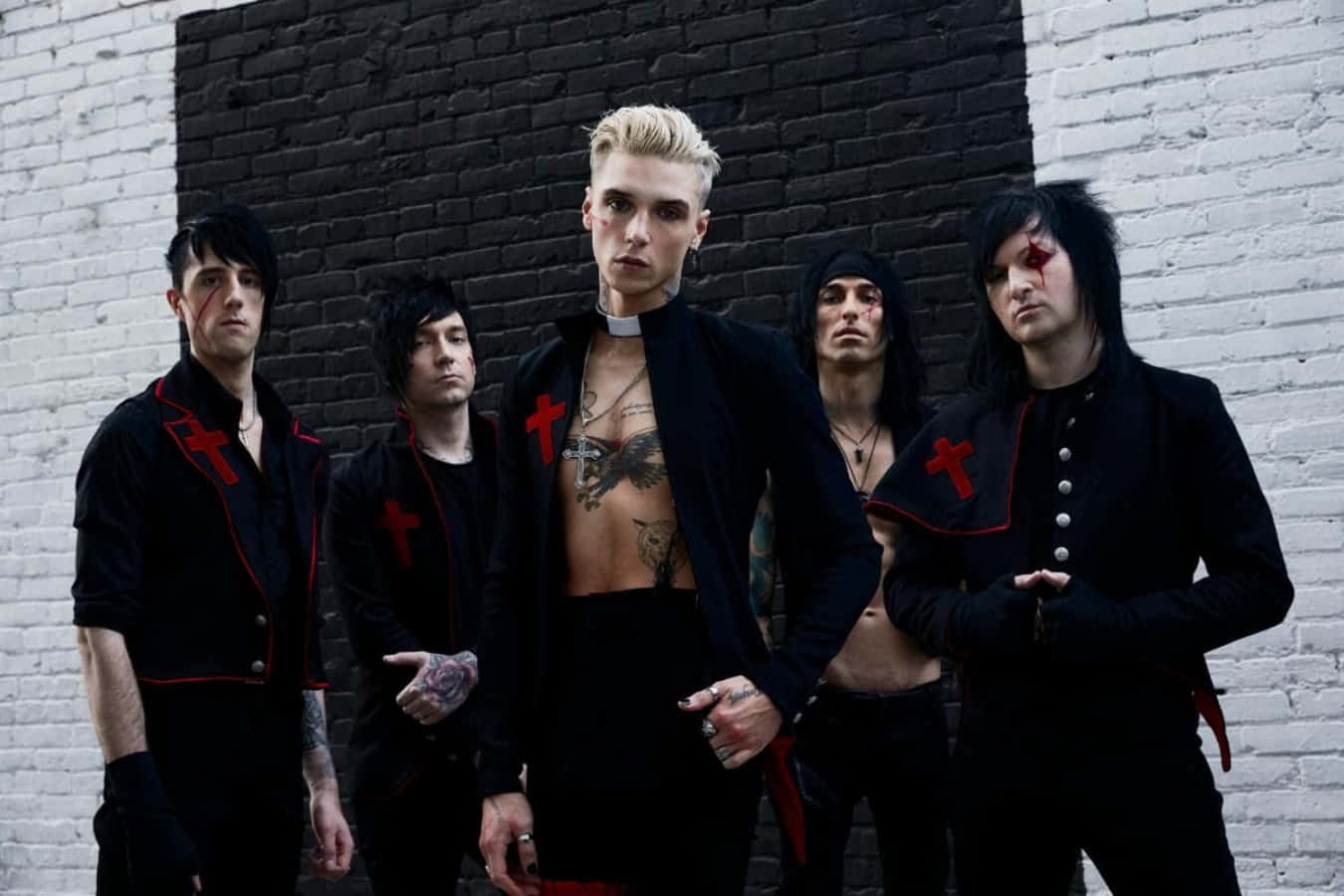 Prepare for a Wicked Night with Black Veil Brides Wallpaper