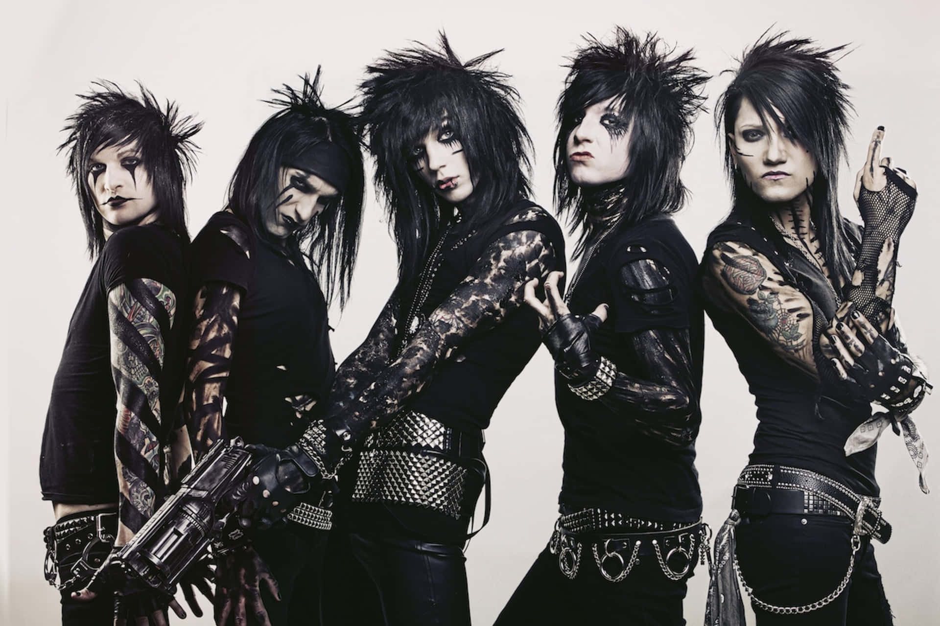 Black Veil Brides, a gothic glam rock band, takes the stage Wallpaper