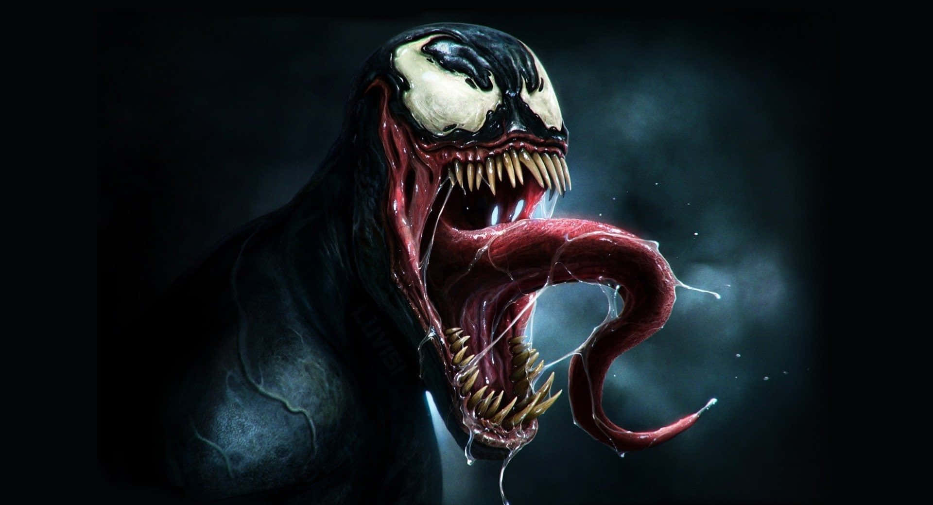 Unleash the power of Black Venom Wallpaper