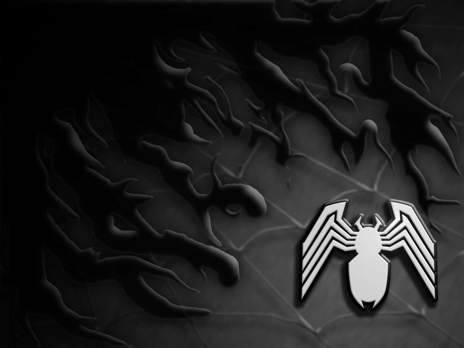 Simbiontenegro Venom Fondo de pantalla
