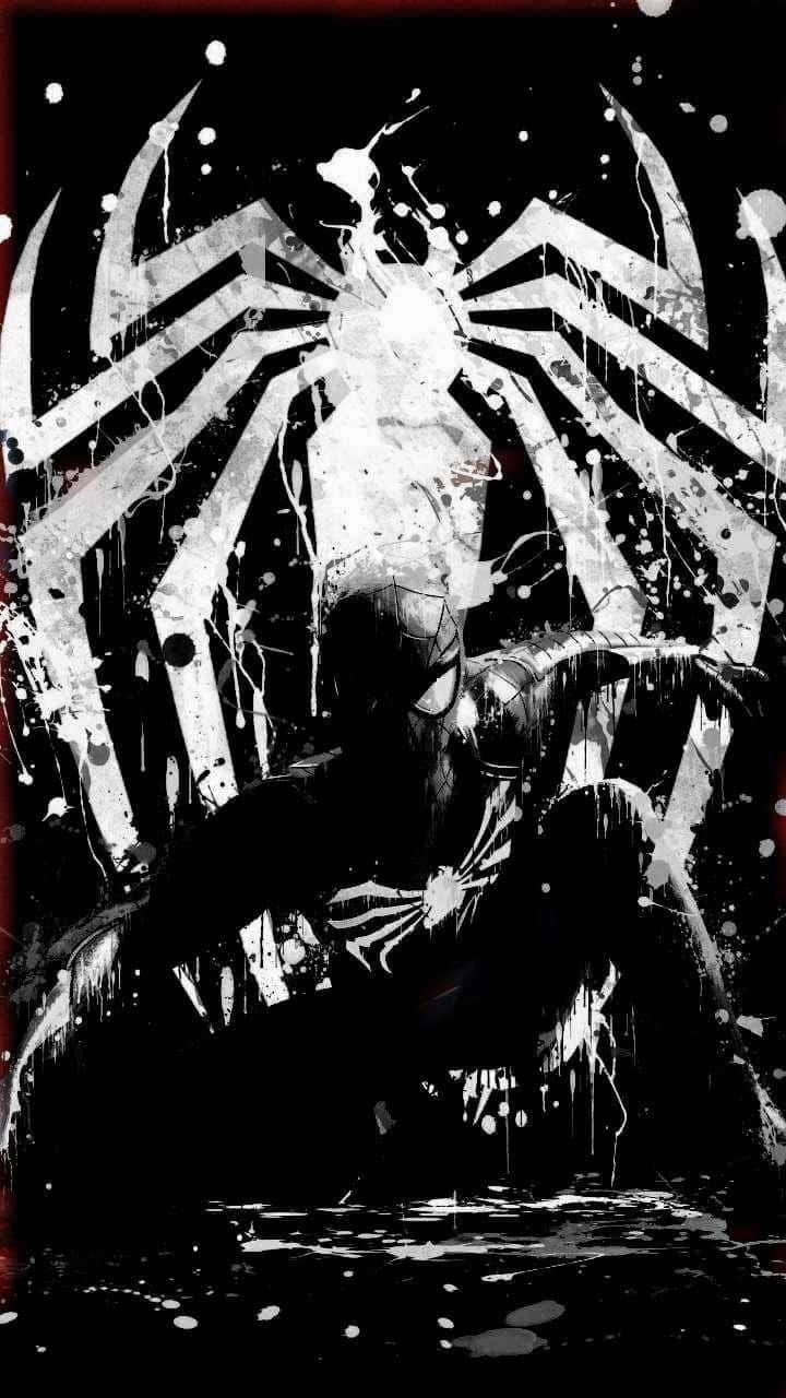 "Black Venom: Ready for an Epic Superhero Encounter" Wallpaper