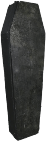 Black Vintage Coffin PNG