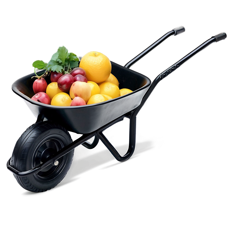 Black Wheelbarrow Png 99 PNG