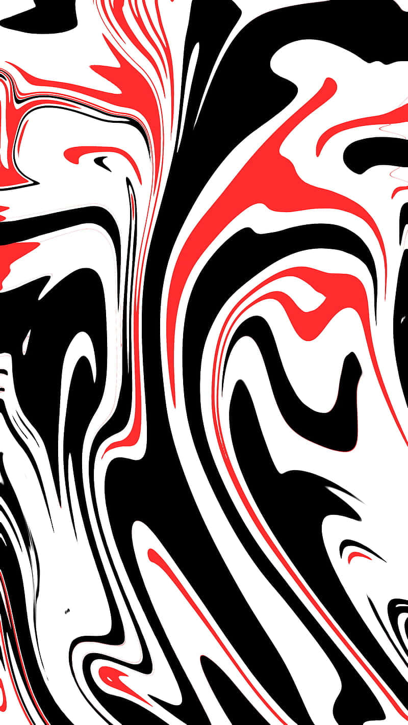 Kühnesschwarz, Weiß Und Rot Farbpalette Wallpaper