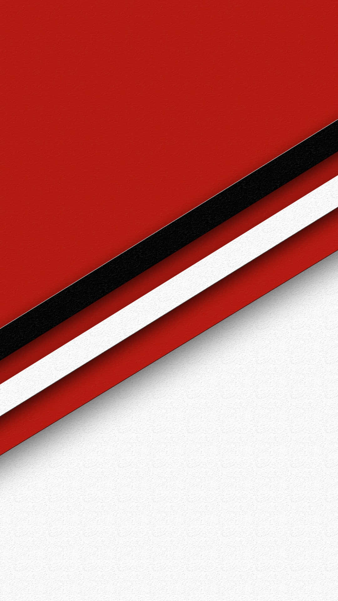 Dristige sorte og røde kontraster i en bølget design. Wallpaper