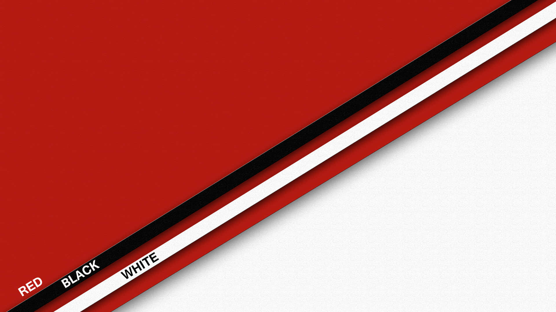 Lys og dristig røde accenter kontrast mod sort og hvide geometriske former Wallpaper
