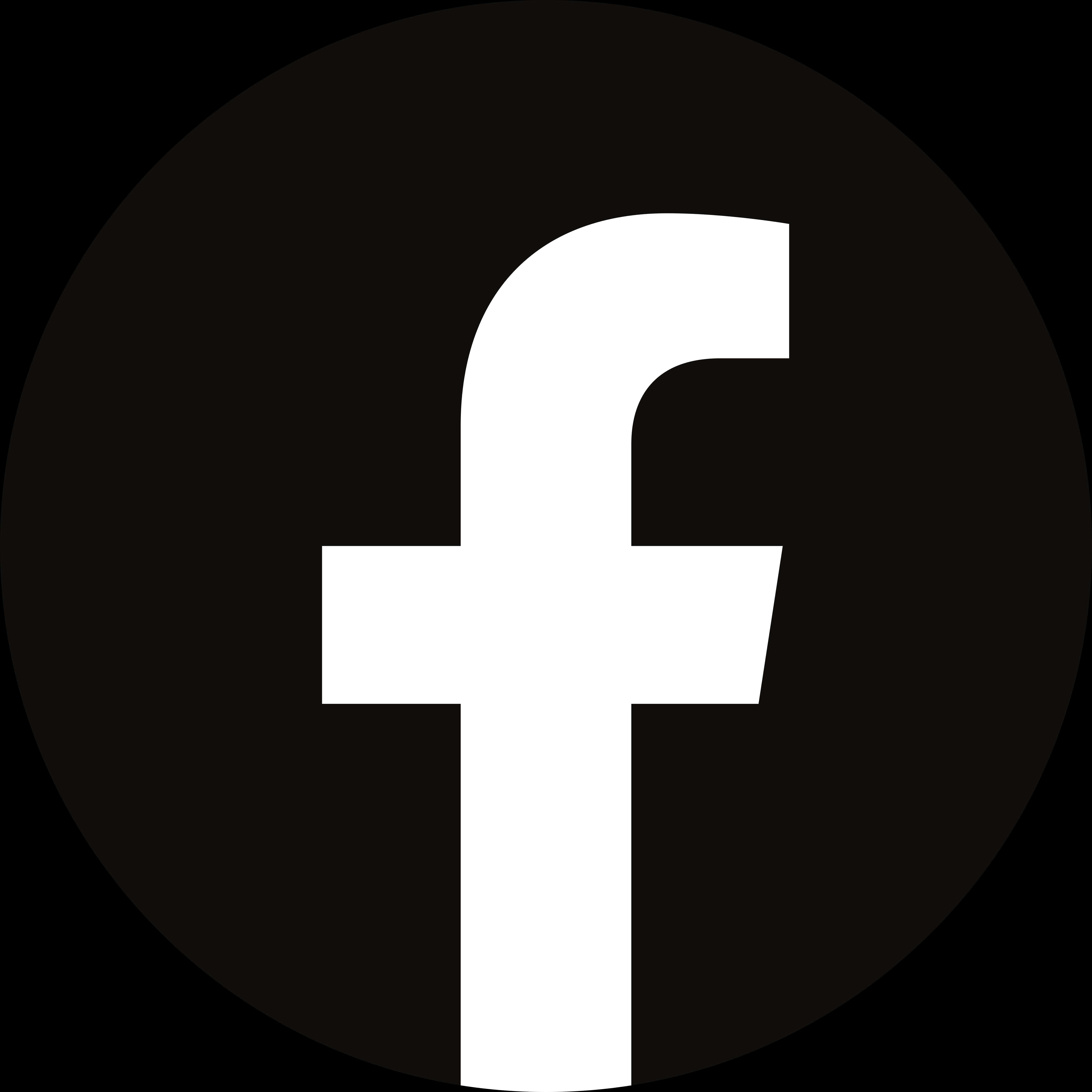 Black White Facebook Logo PNG