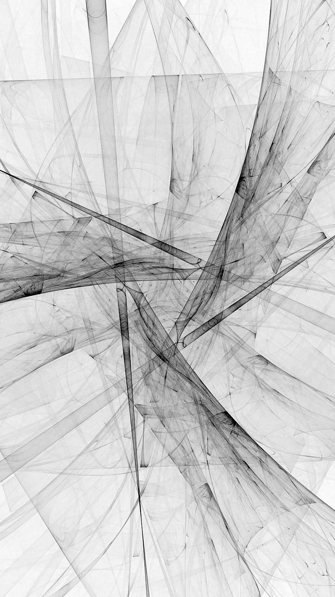 Black White Iphone Triangle Abstract Art Wallpaper