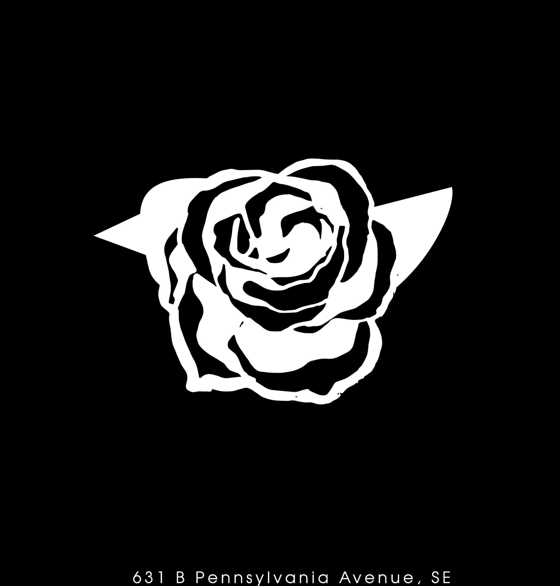 Black White Rose Artwork PNG
