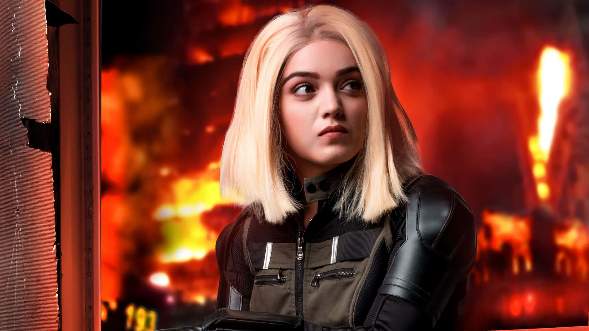 Scarlettjohansson Som Black Widow I Marvel Cinematic Universe
