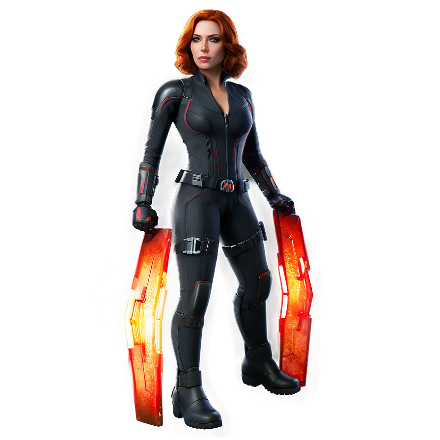 Download Black Widow Casual Look Png Wuy74 | Wallpapers.com