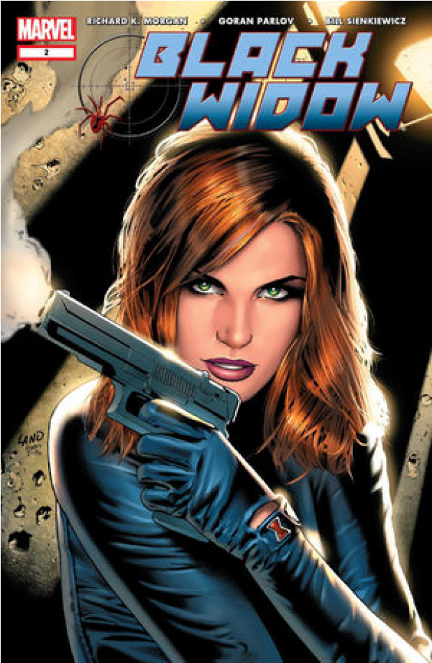 Black Widow Comic Issue2 Cover Art PNG