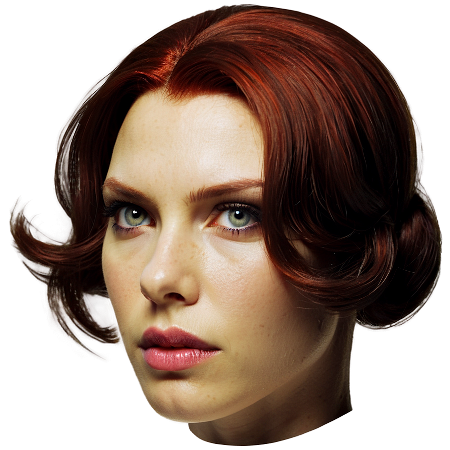Black Widow Hairstyle Png 52 PNG