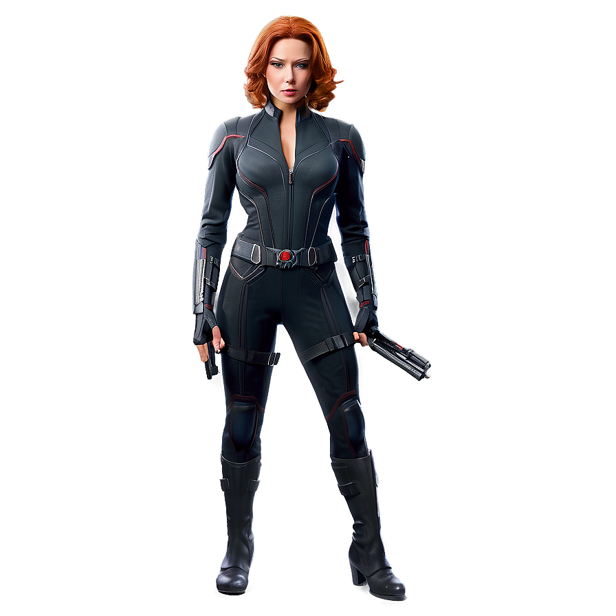 Download Black Widow In Suit Png 05212024 