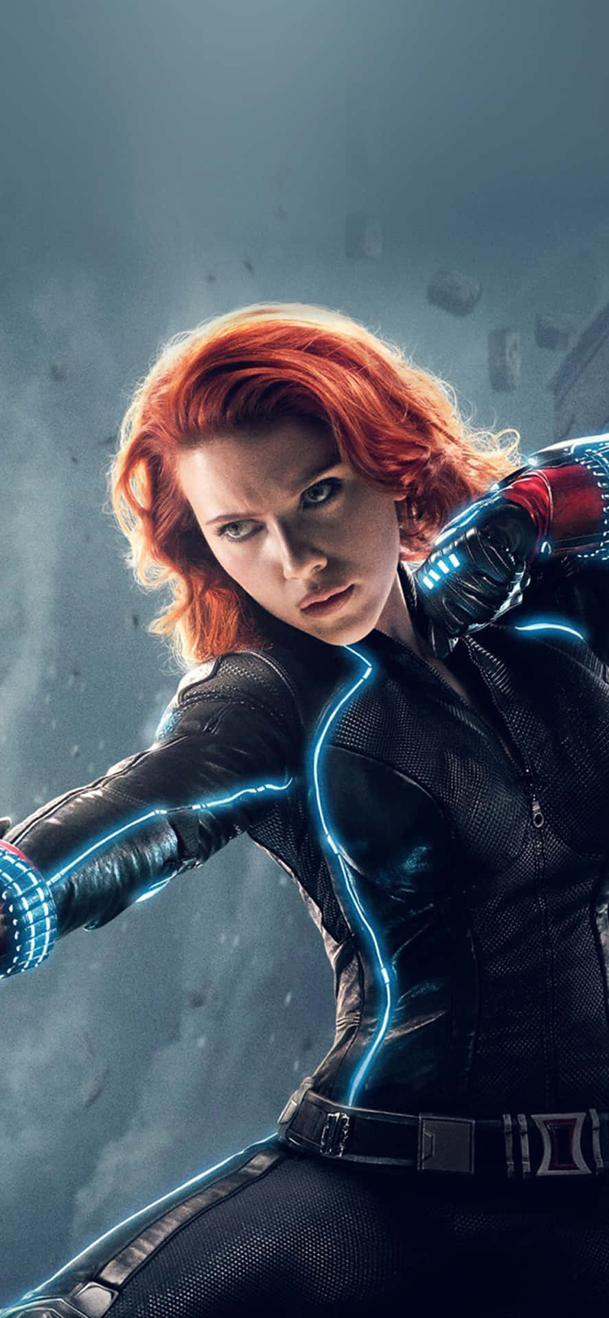 Get the newest Black Widow iPhone and be the envy of your friends Wallpaper