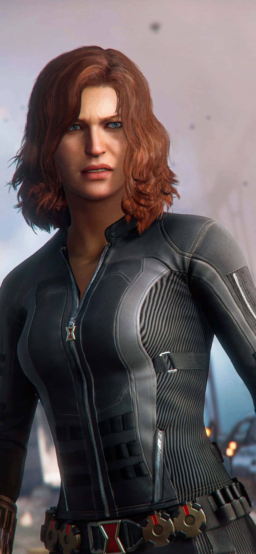 "Unlock the power of Black Widow with the latest Iphone" Wallpaper