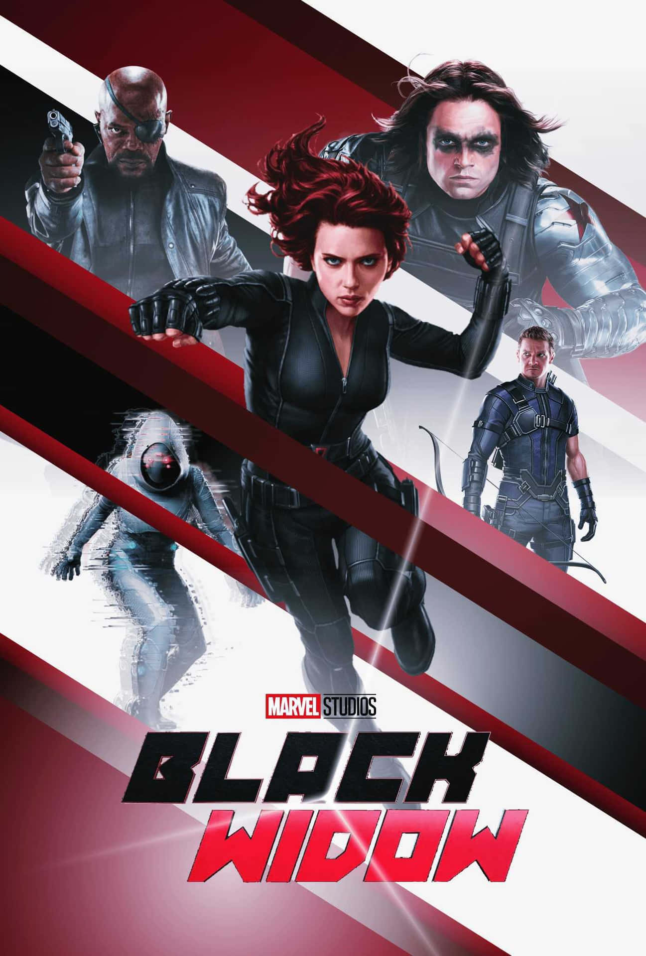 Get the power of Black Widow in this advanced iPhone Wallpaper