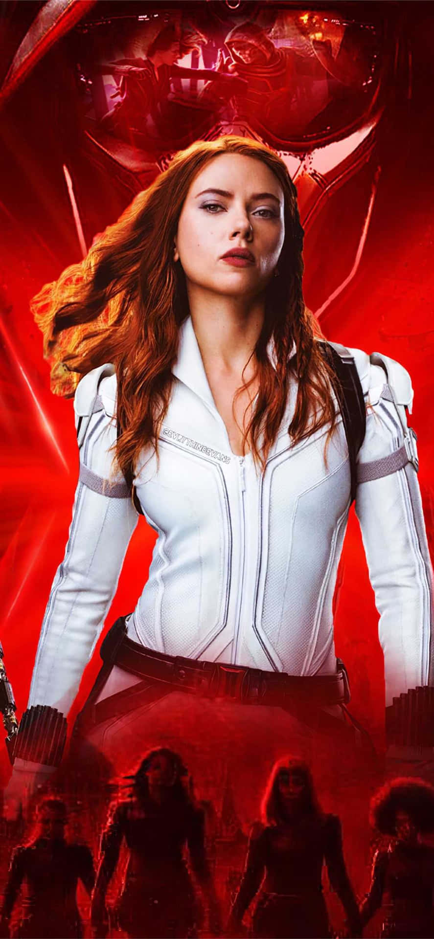 A Poster For The Movie Black Widow Wallpaper