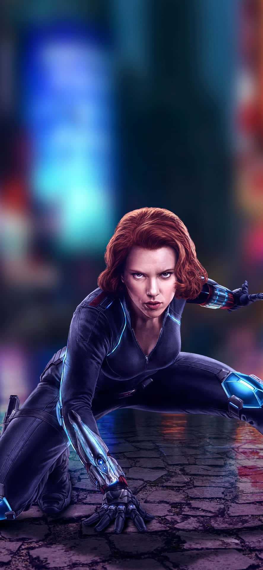 Image  "Black Widow iPhone featuring Scarlett Johansson" Wallpaper