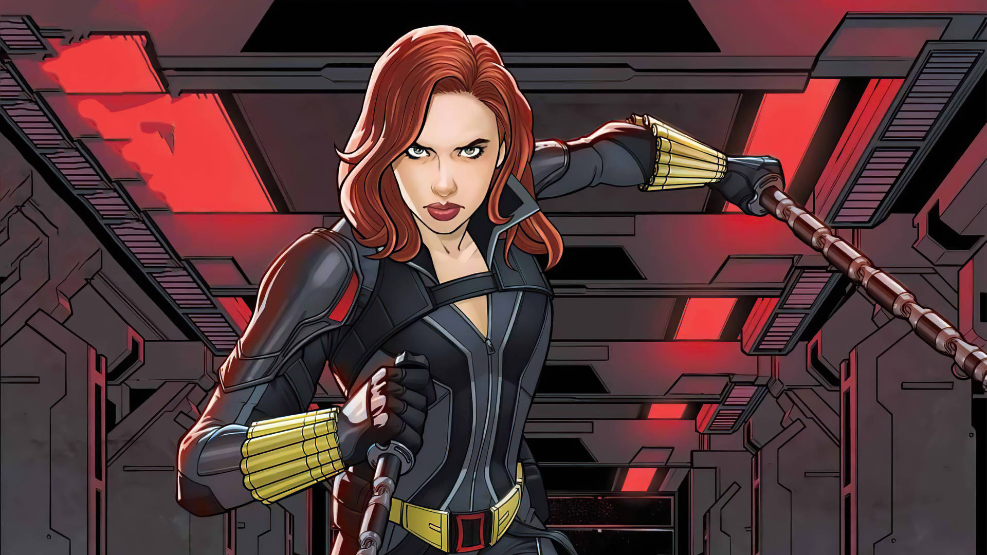 Black Widow Marvel Comic Wallpaper