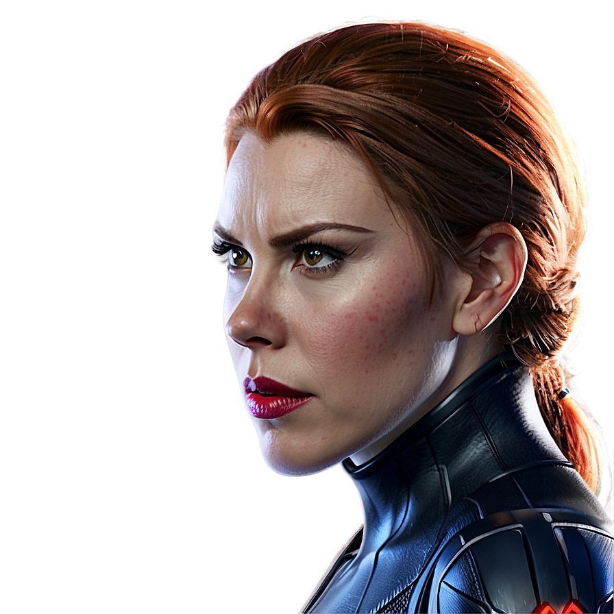 Black Widow Portrait Png Rbm57 PNG