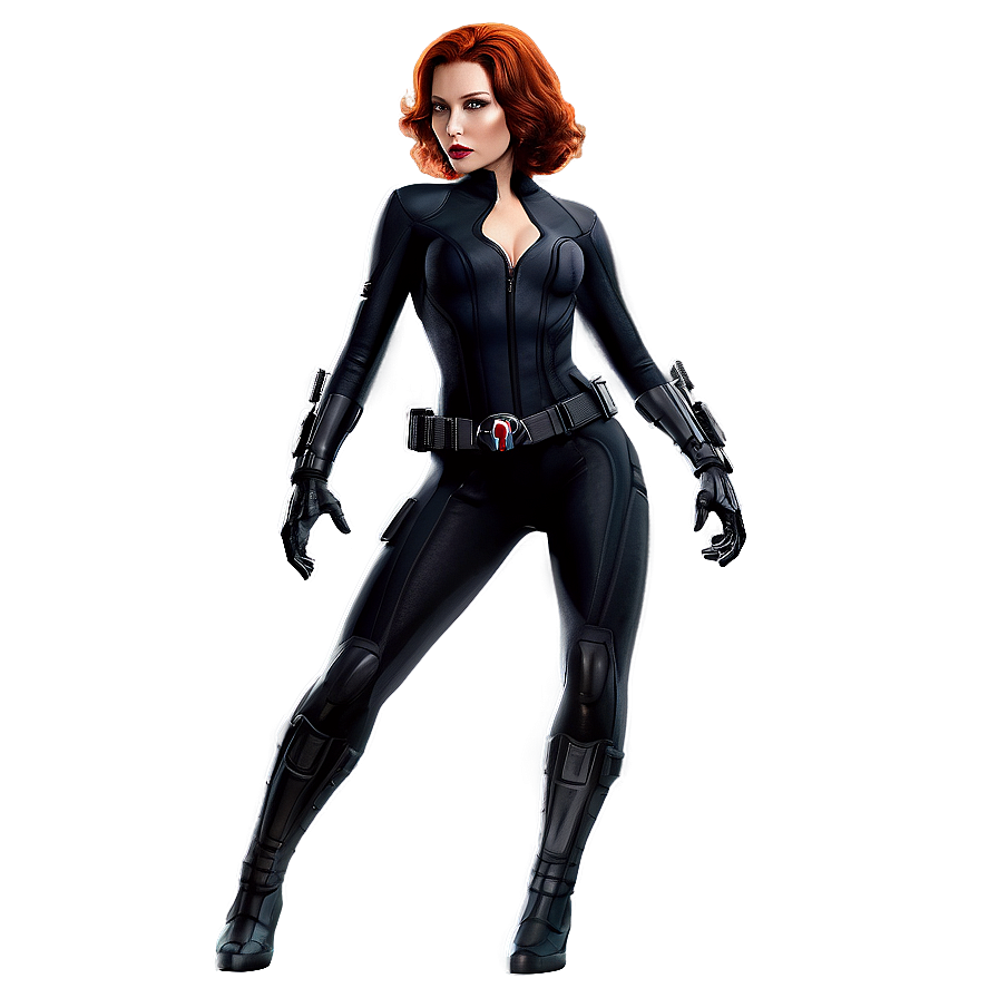 Download Black Widow Superhero Png Hhv | Wallpapers.com