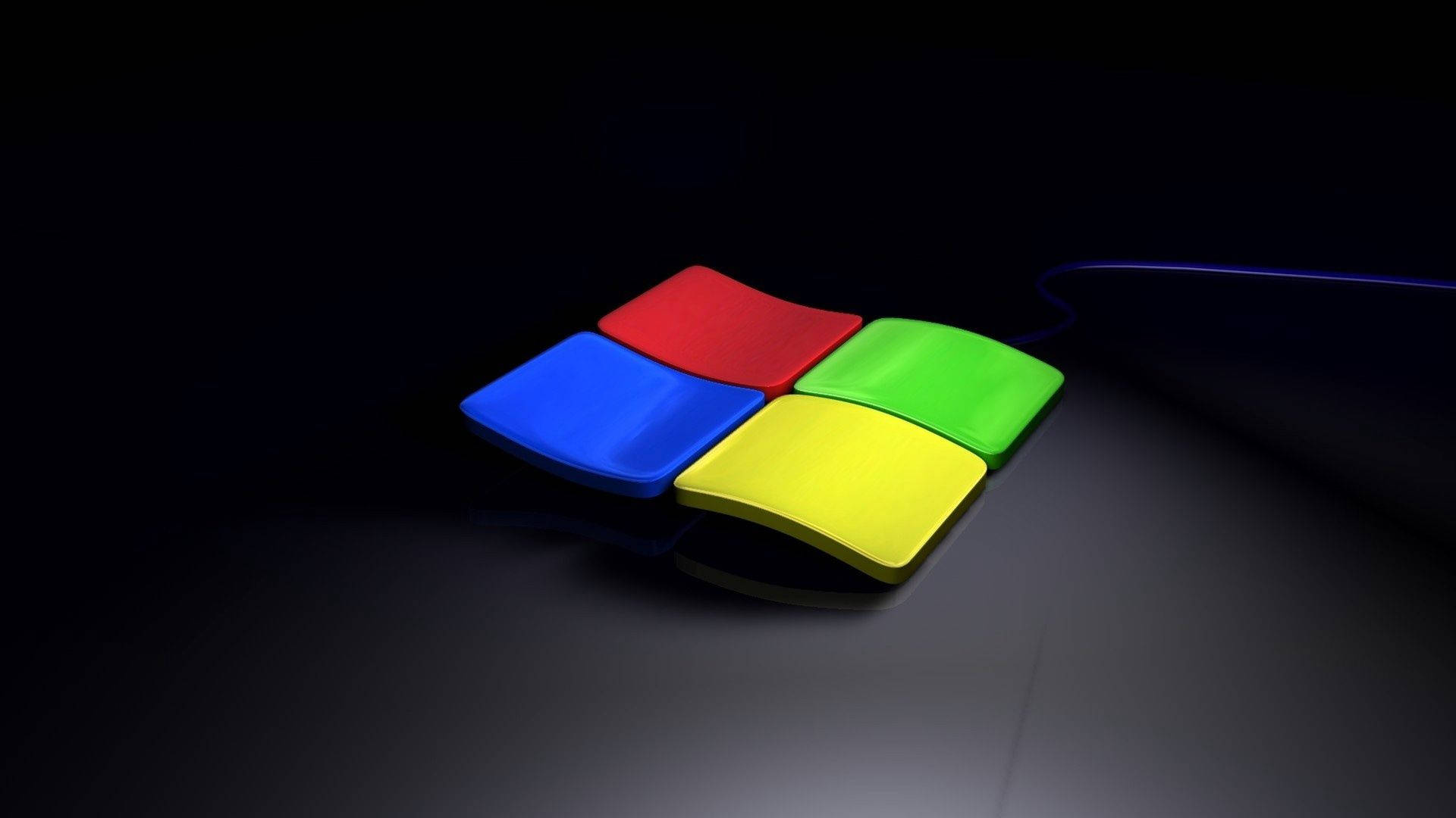 Black Windows 10 Hd 3d Logo Wallpaper