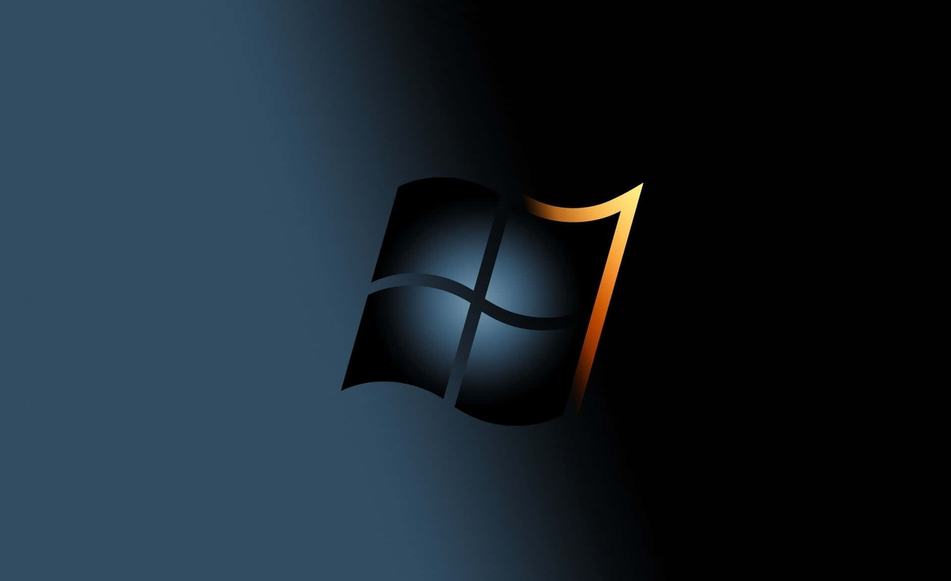 Minimalist Black Windows Desktop Theme Background