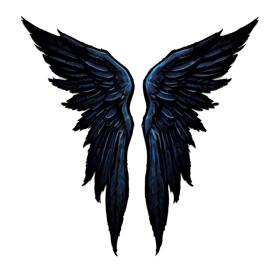Black Wings Of An Angel Png 06232024 PNG