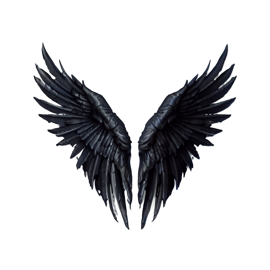 Download Black Wings Of An Angel Png 60 | Wallpapers.com