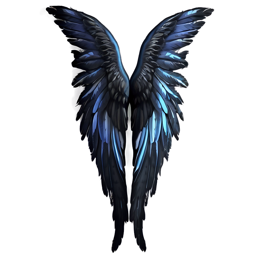 Black Wings Of Beauty Png Bxk46 PNG