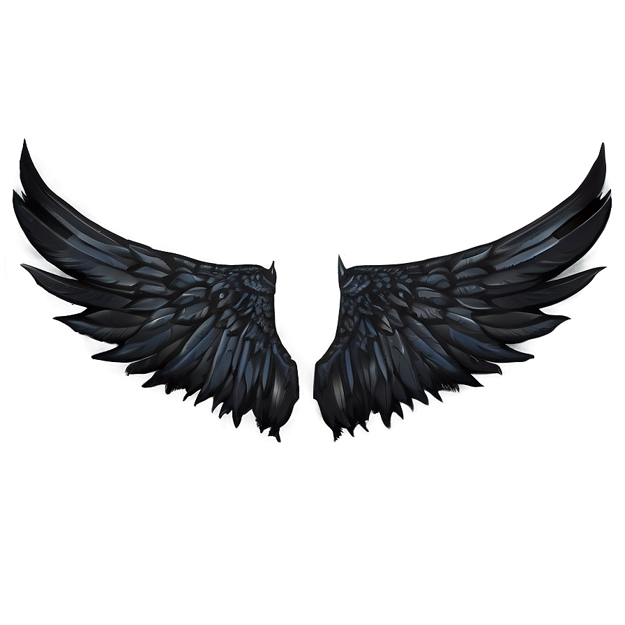 Black Wings Of Darkness Png Qkv16 PNG