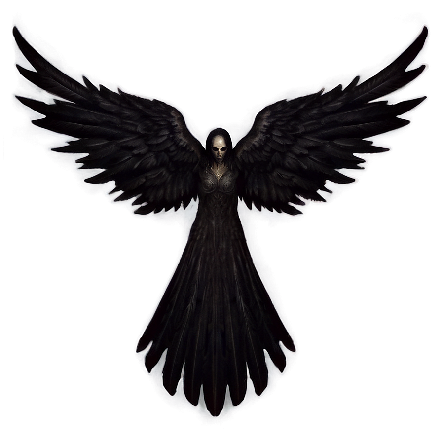 Black Wings Of Darkness Png Rqs59 PNG