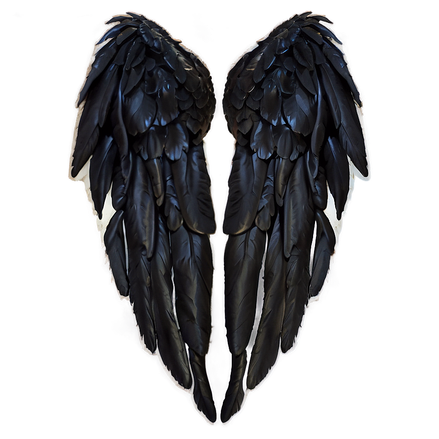 Black Wings Of Hope Png 06232024 PNG