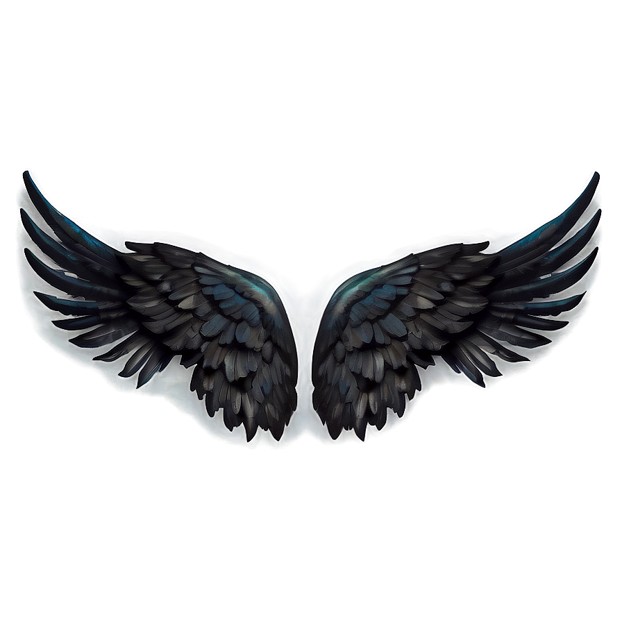 Black Wings Of Mystery Png Ivm PNG