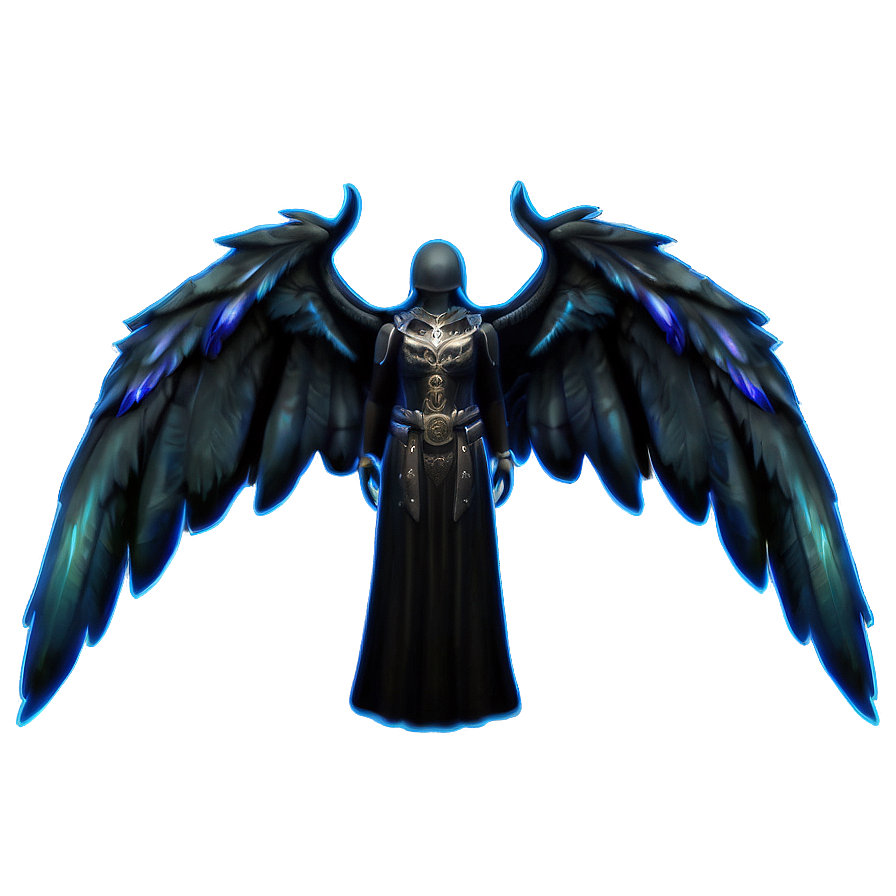 Black Wings Of The Mystic Png Wfh36 PNG