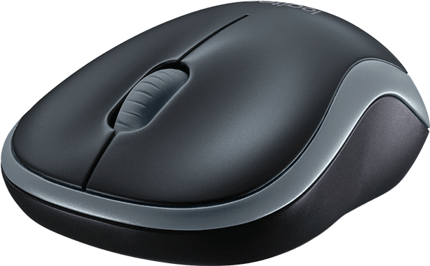 Black Wireless Computer Mouse PNG