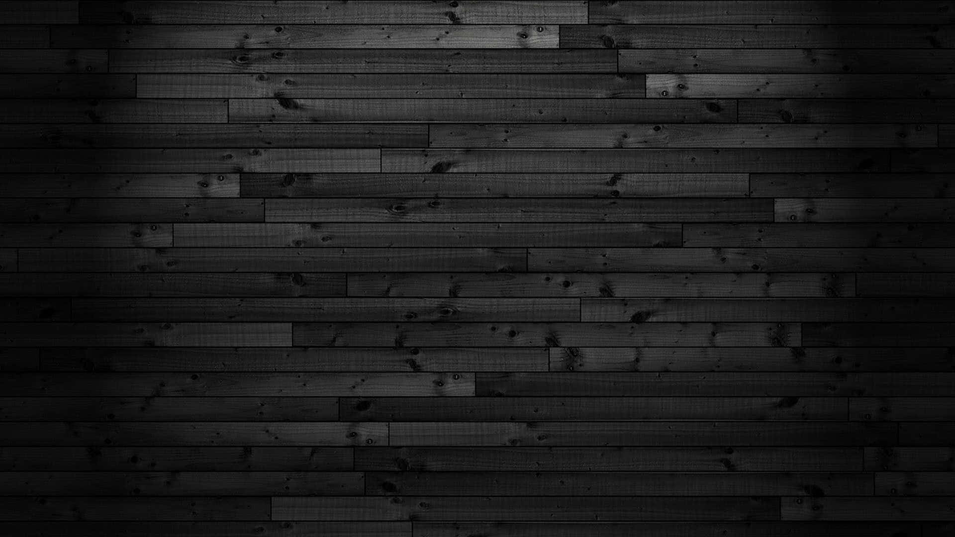 Black Wood Wall Background