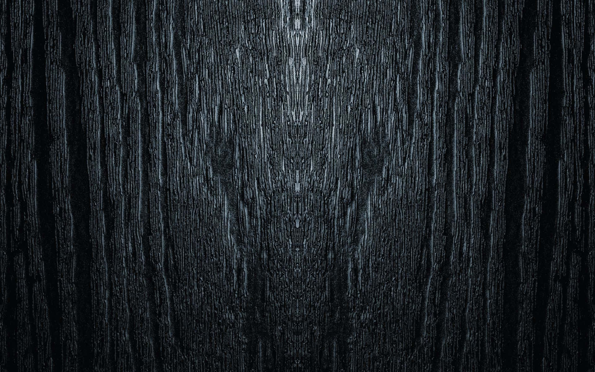 Rich Black Wood Grain Textured Background