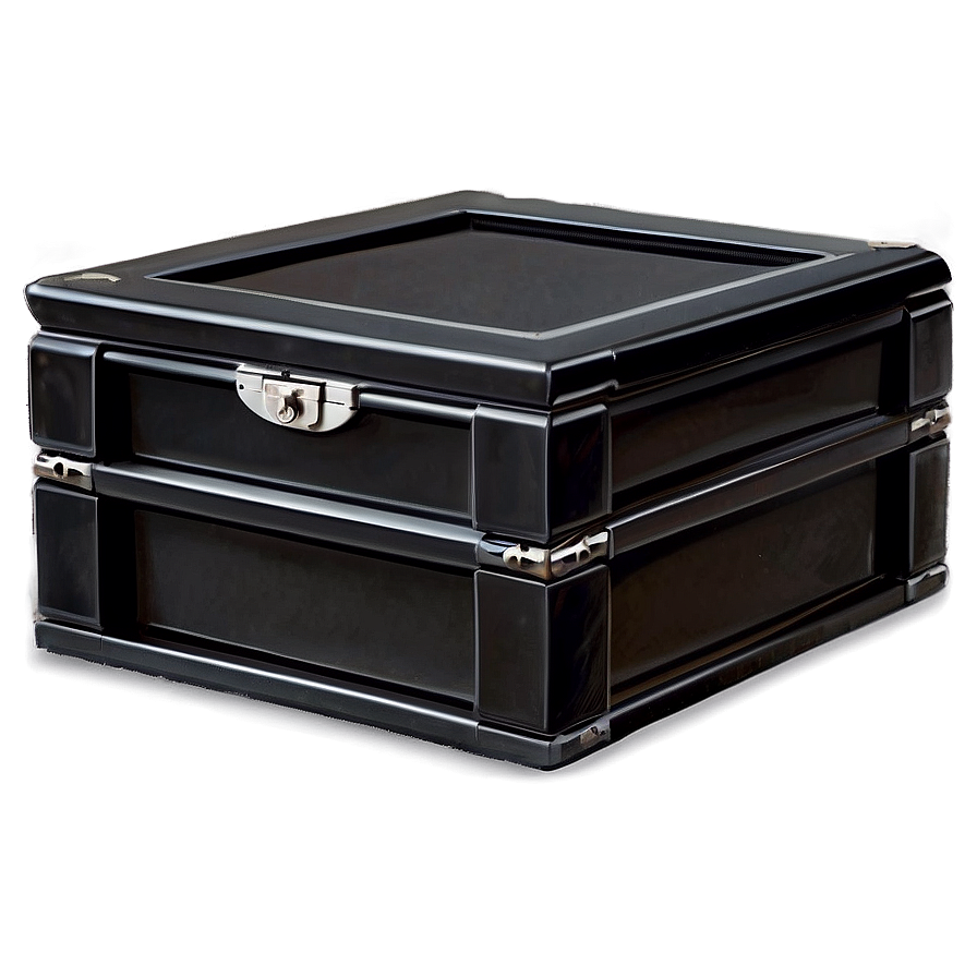 Black Wooden Box Png Mps PNG