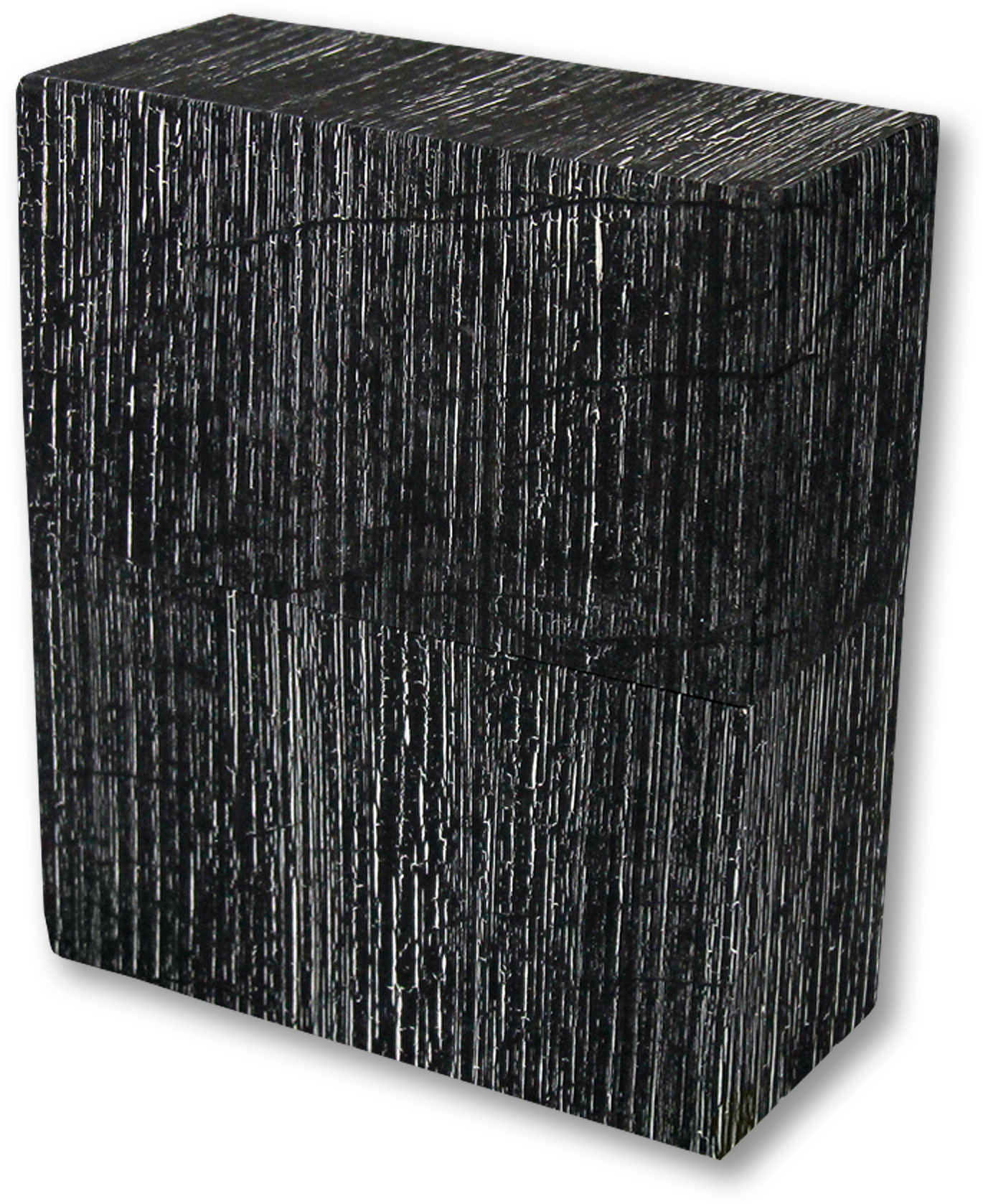 Black Wooden Cube Texture PNG