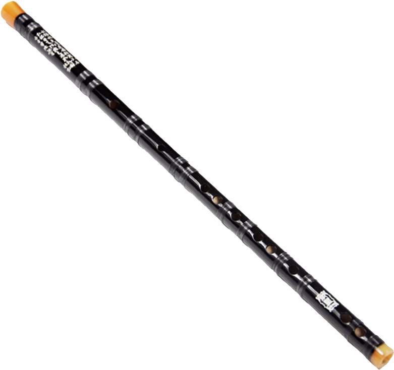 Black Wooden Flute PNG