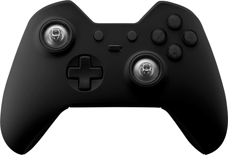 Black Xbox Controller Top View SVG