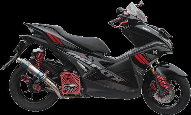 Black Yamaha Sportbike Modified PNG