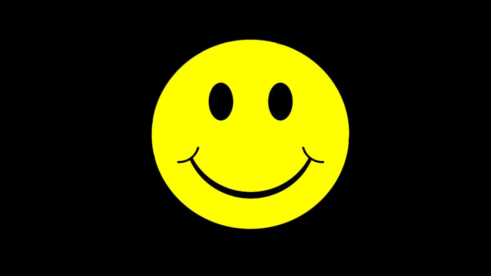 Black Yellow Smile Wallpaper