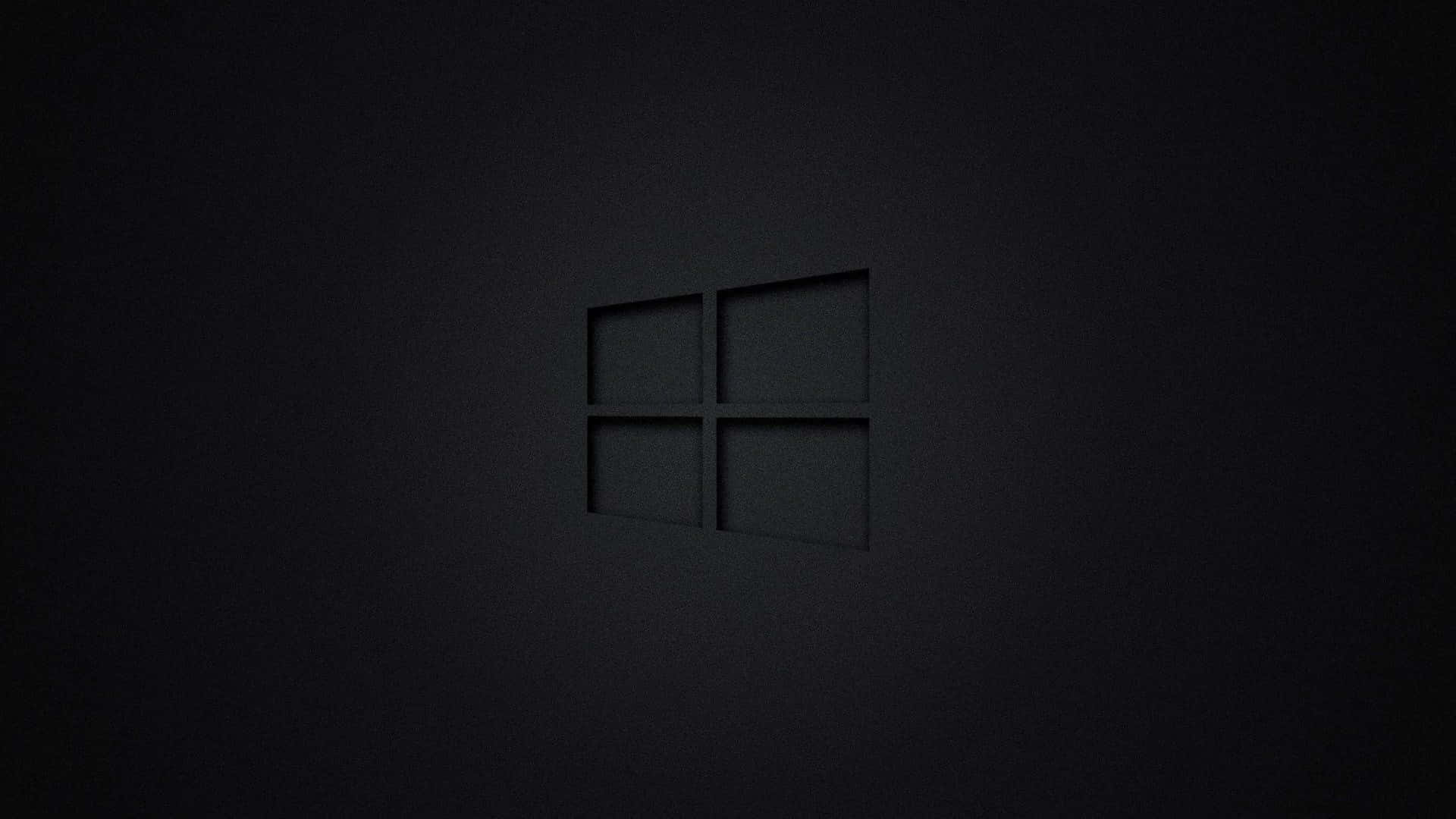Windows 10 Logo In The Dark