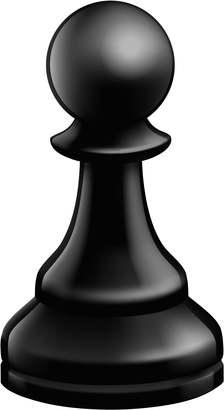 Black_ Chess_ Pawn PNG