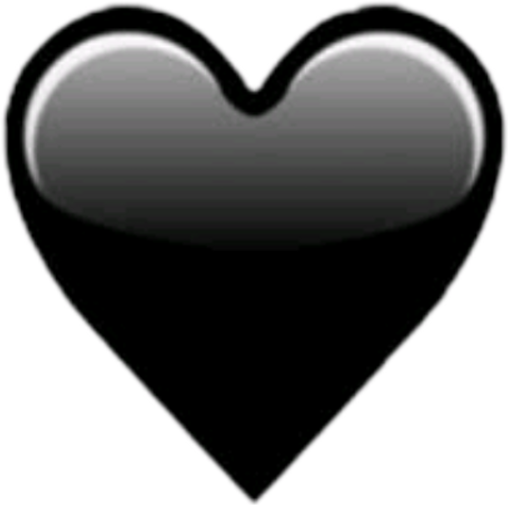 Black_ Heart_ Emoji PNG