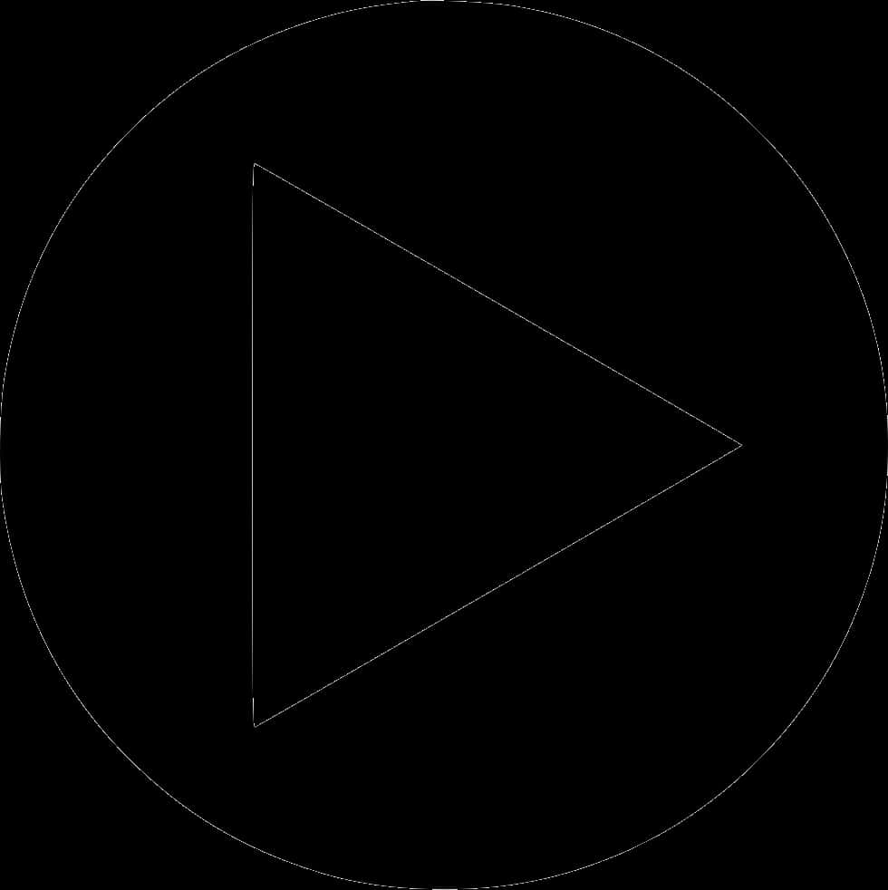 Black_ Play_ Button_ Outline PNG